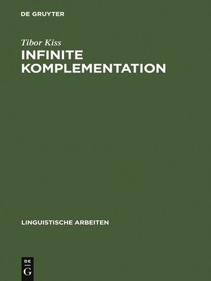cover image of Infinite Komplementation